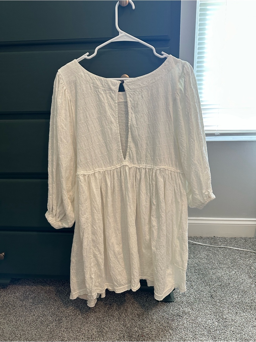 Free People Beach Get Obsessed Babydoll Dress - Ivory NWT - Small - Picture 3 of 5